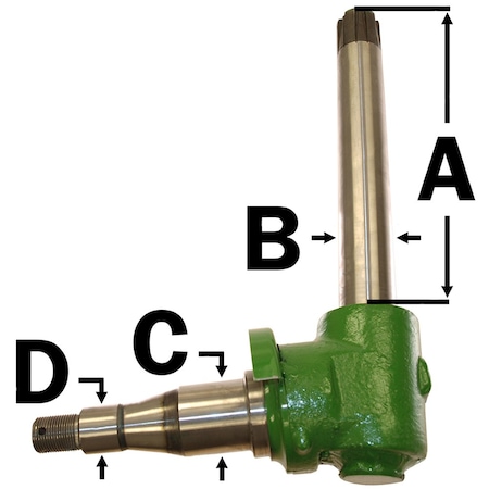 Aftermarket RH LH Spindle Fits John Deere Tractor 7200 7210 7400 7410 7510 RE57642